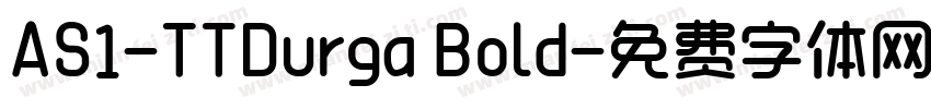 AS1-TTDurga Bold字体转换